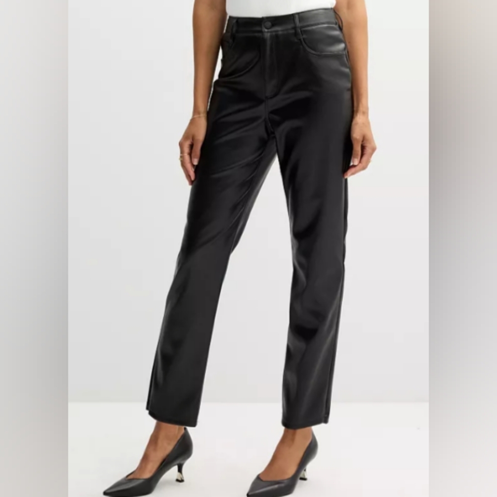Ninewest Faux Leather Leggings